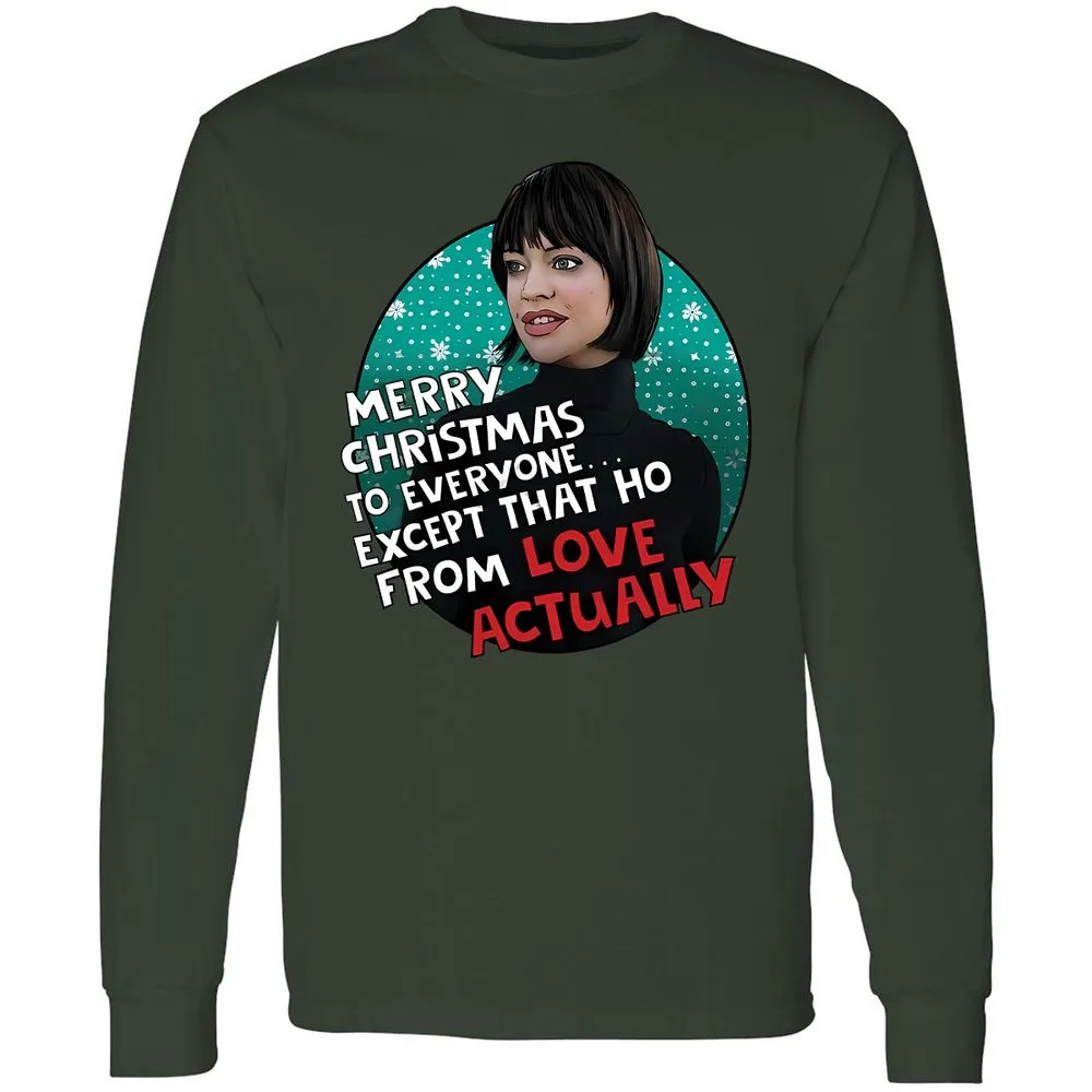Long Sleeve T-Shirt - HELS7BWP - Forest Green - 4
