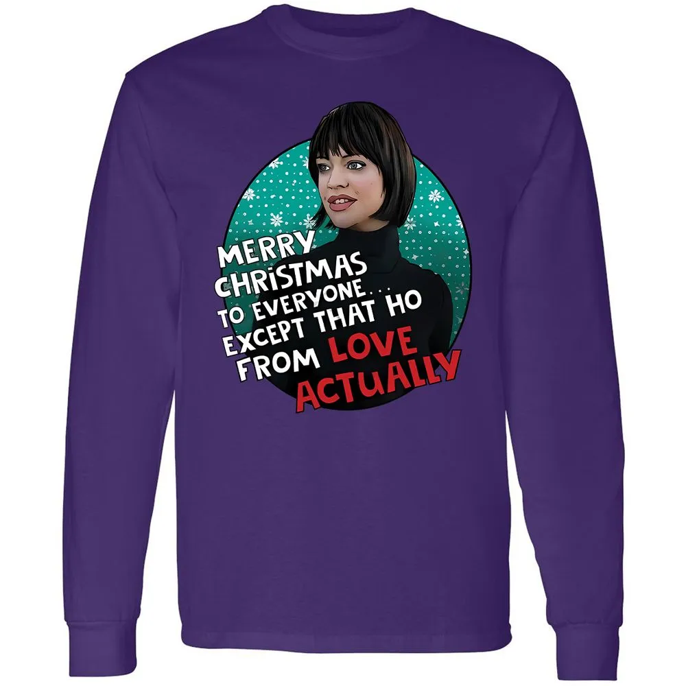 Long Sleeve T-Shirt - HELS7BWP - Purple - 13