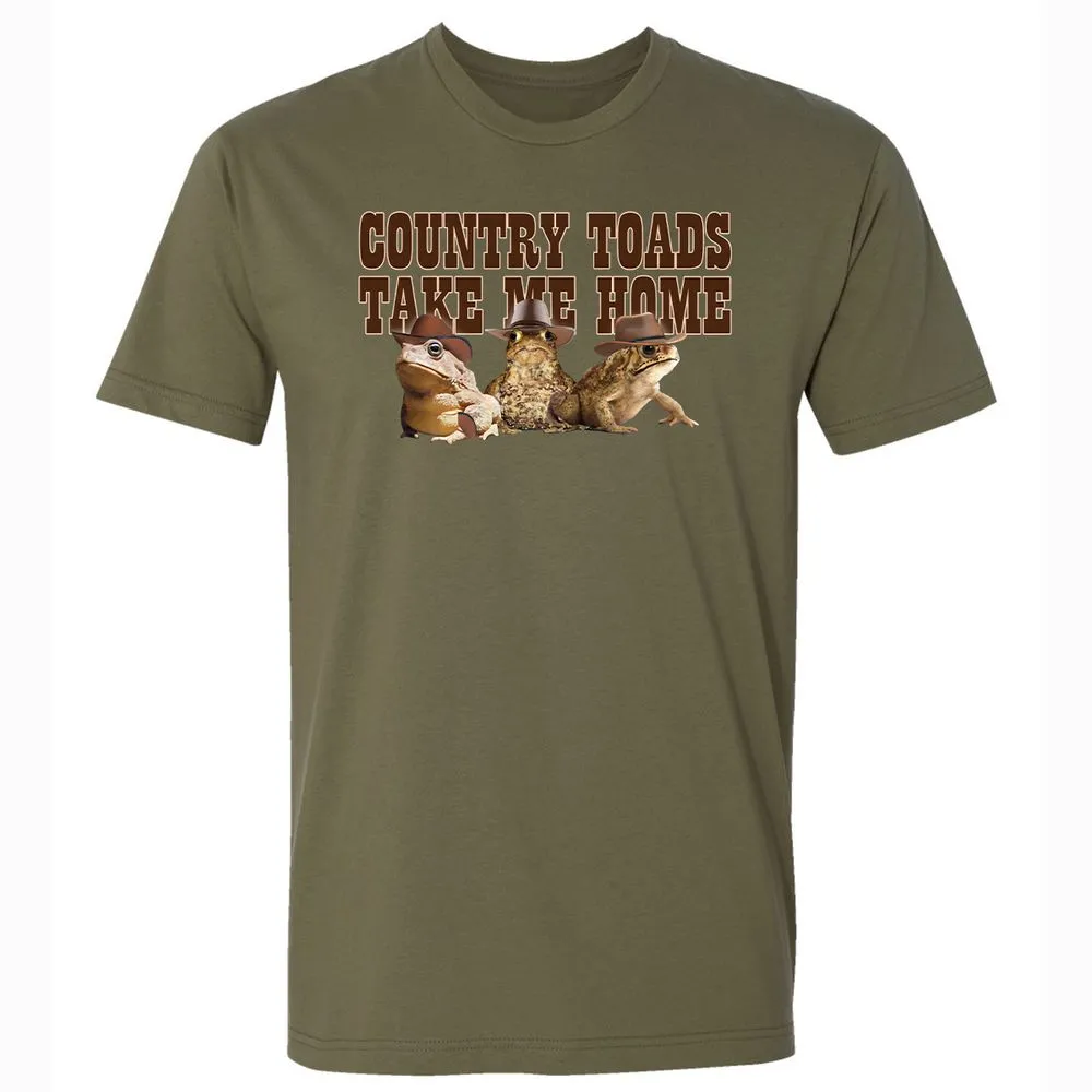 Country Toads Take Me Home - Military Green - 5
