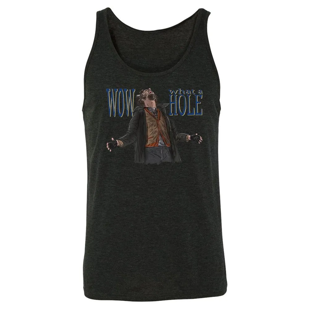 Wow! What a hole! - Charcoal Black Triblend - 5