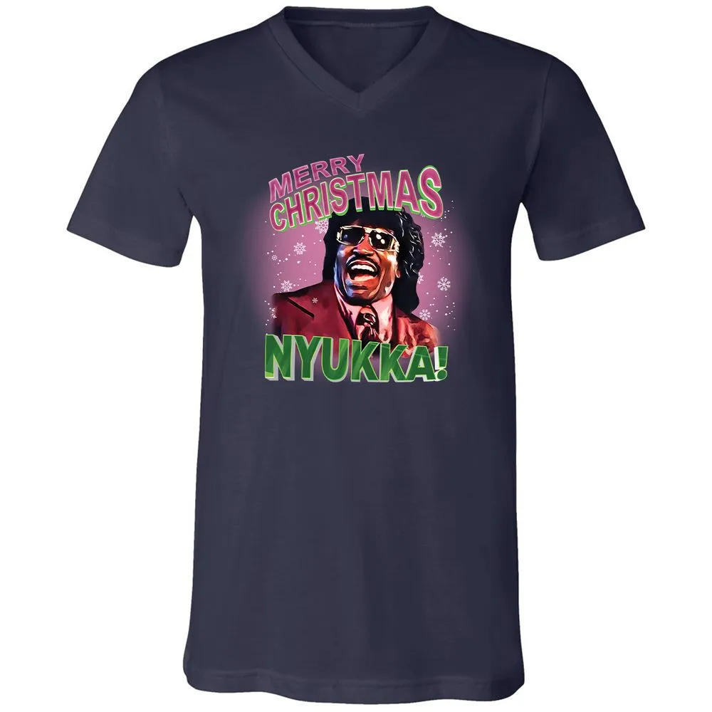 Unisex V-Neck T-Shirt - 5Z99X658 - Navy - 9