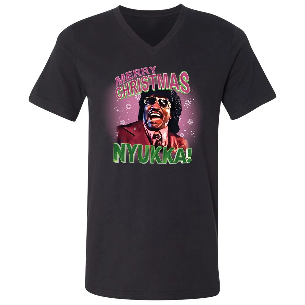 Unisex V-Neck T-Shirt - 5Z99X658 - Black - 16