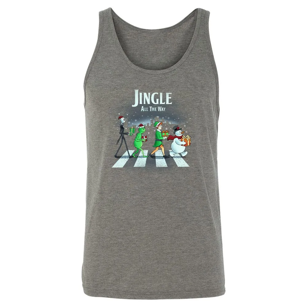 Jingle All The Way - Grey Triblend - 8
