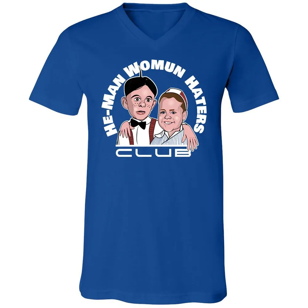 Unisex V-Neck T-Shirt - NZM4XFY2 - True Royal - 4