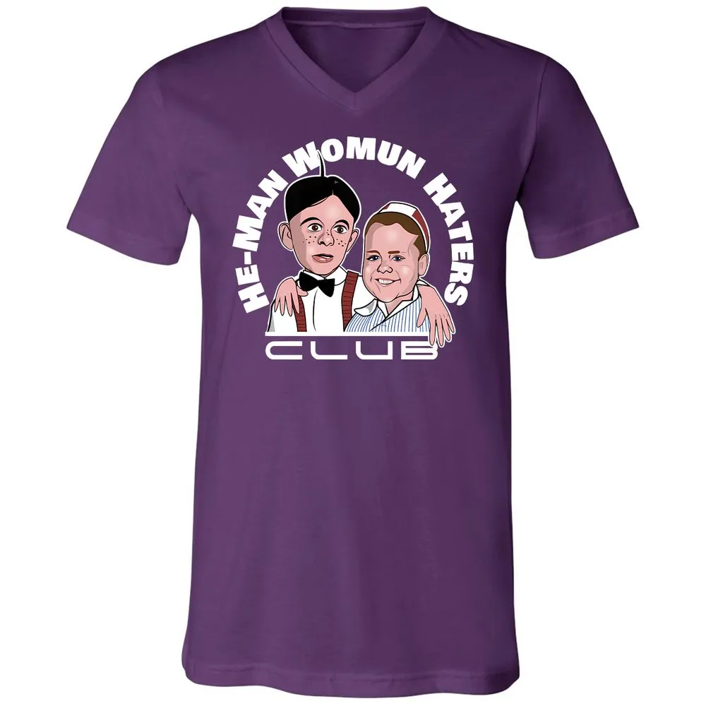 Unisex V-Neck T-Shirt - NZM4XFY2 - Team Purple - 9