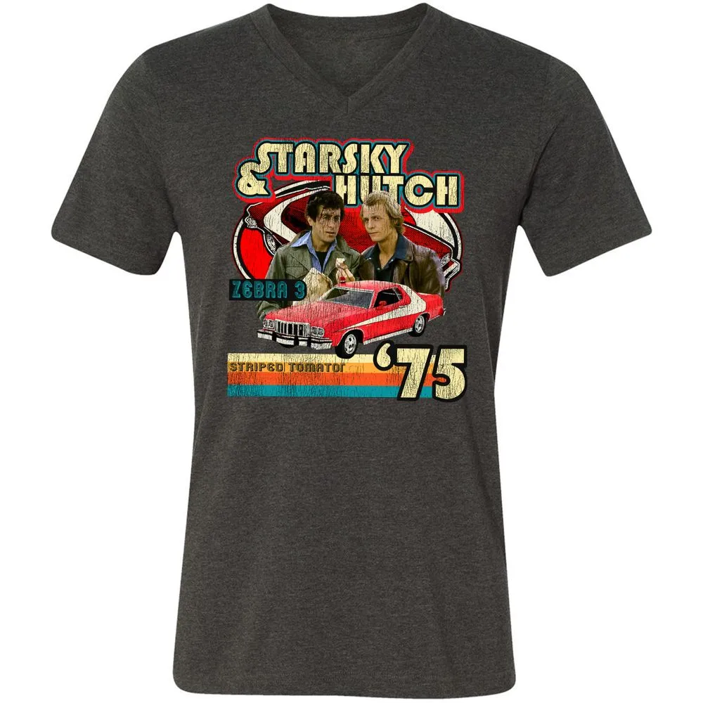 Unisex V-Neck T-Shirt - WKST1ZDU - Dark Grey Heather - 8