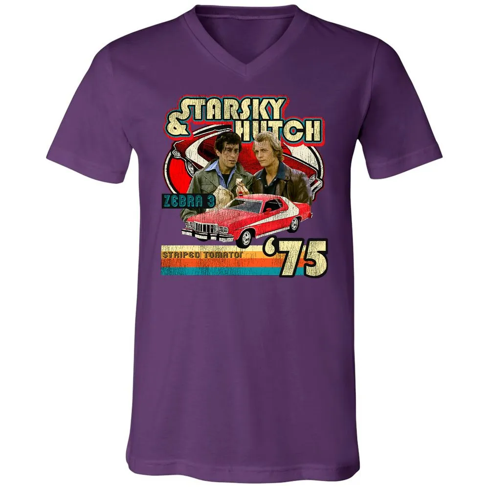 Unisex V-Neck T-Shirt - WKST1ZDU - Team Purple - 9