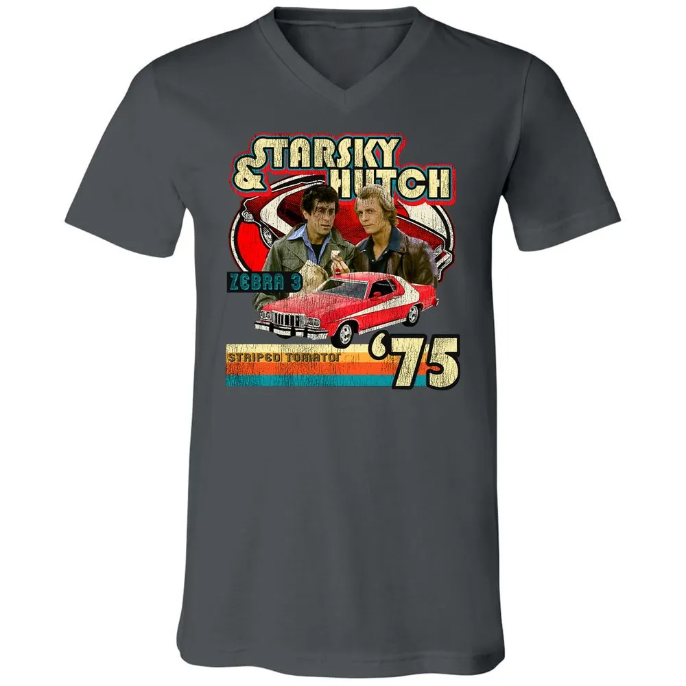 Unisex V-Neck T-Shirt - WKST1ZDU - Asphalt - 12