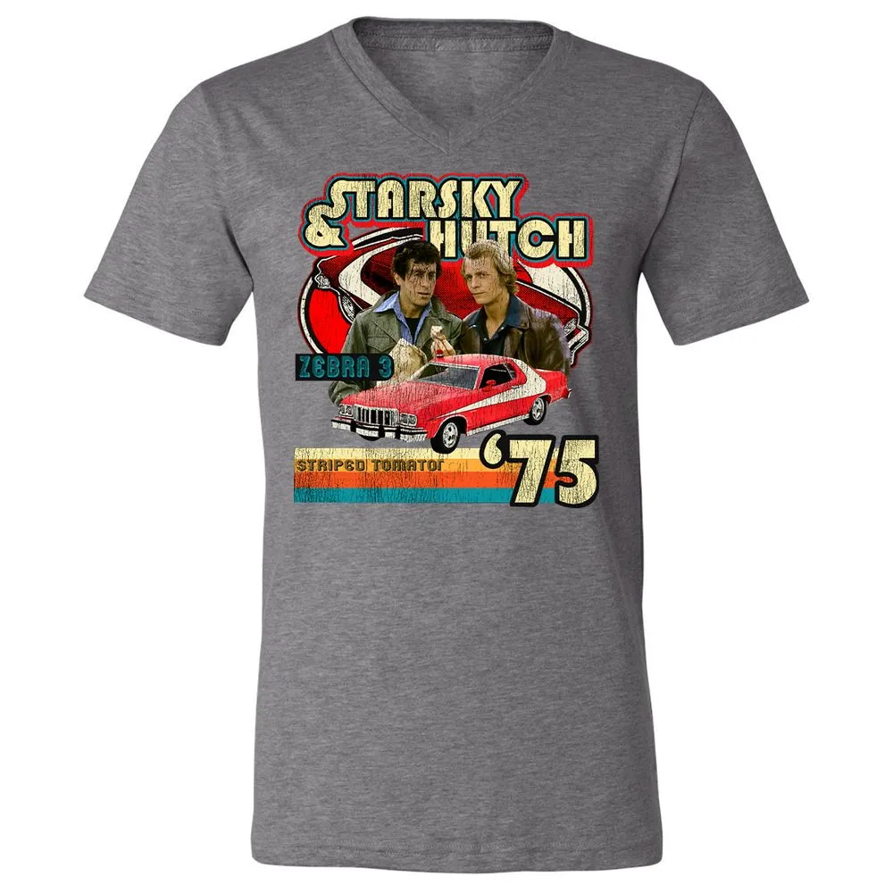 Unisex V-Neck T-Shirt - WKST1ZDU - Deep Heather - 13