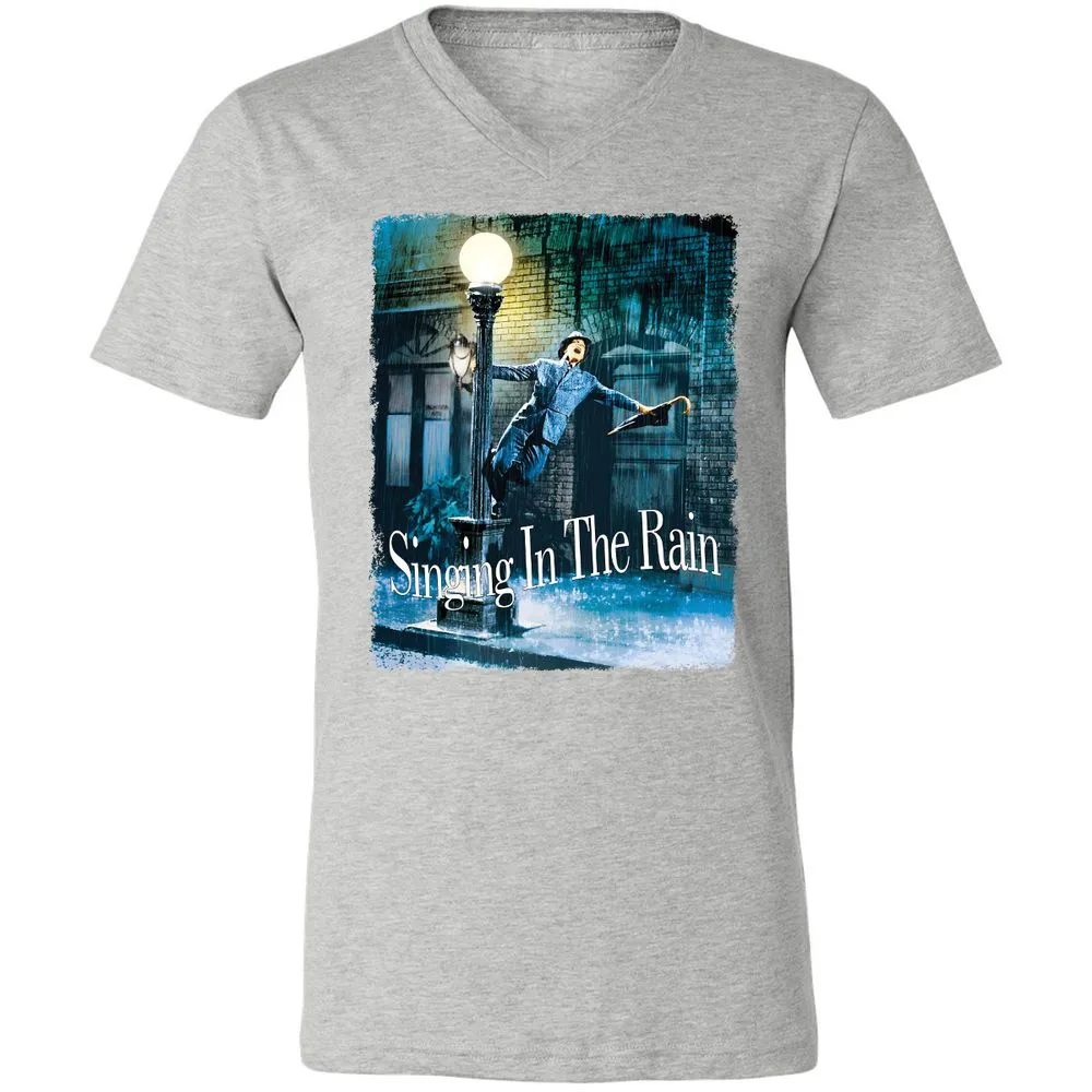 Unisex V-Neck T-Shirt - U8ZXW3T5 - Athletic Heather - 7