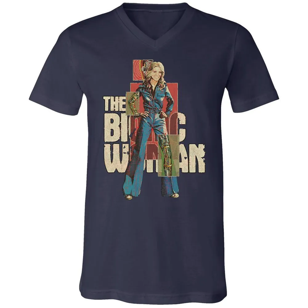 Unisex V-Neck T-Shirt - WUNFJP63 - Navy - 2