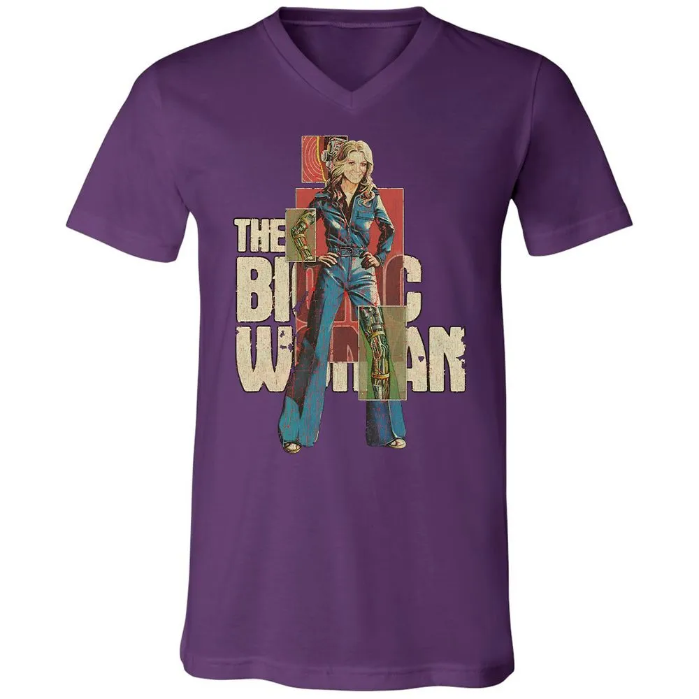 Unisex V-Neck T-Shirt - WUNFJP63 - Team Purple - 9
