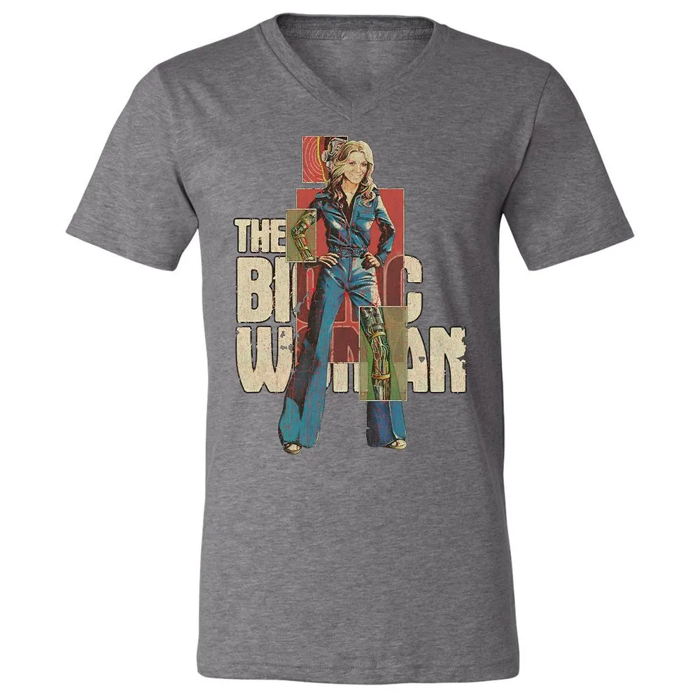 Unisex V-Neck T-Shirt - WUNFJP63 - Deep Heather - 13