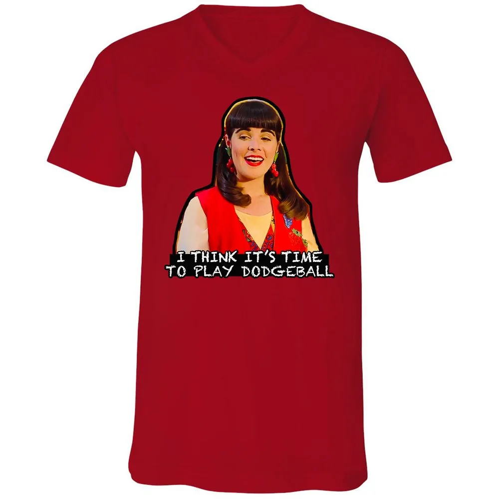 Unisex V-Neck T-Shirt - CNMR5UGP - Red - 3