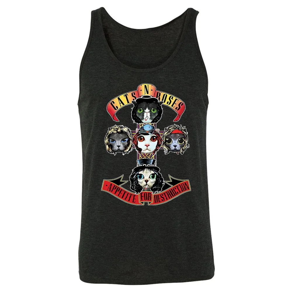 Guns N Roses - Charcoal Black Triblend - 5