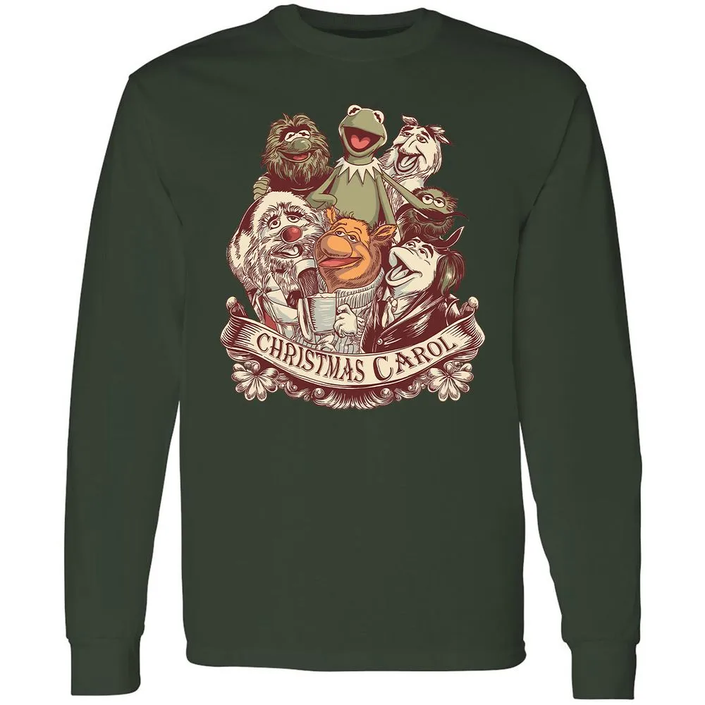 Long Sleeve T-Shirt - UX6YMFQ3 - Forest Green - 4