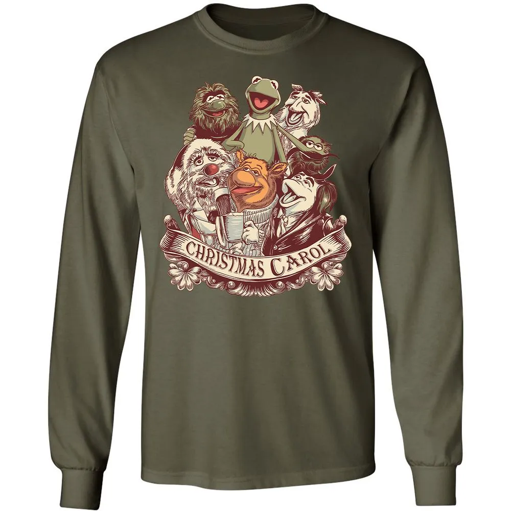 Long Sleeve T-Shirt - UX6YMFQ3 - Military Green - 16