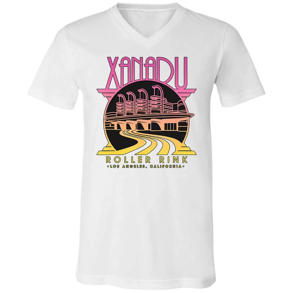 Olivia Newton-John Xanadu Roller Rink Pink Yellow Fade - White - 5