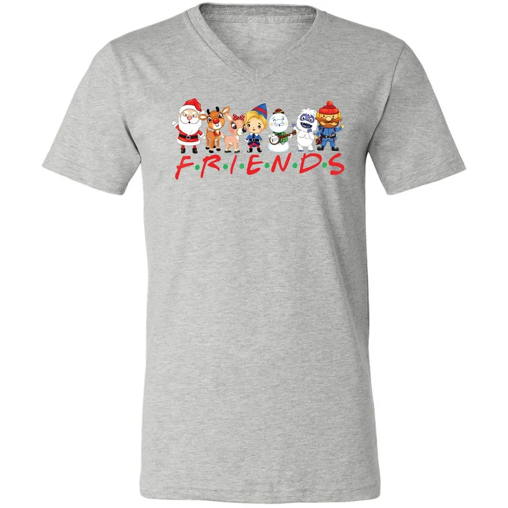 Friends Christmas - Athletic Heather - 7