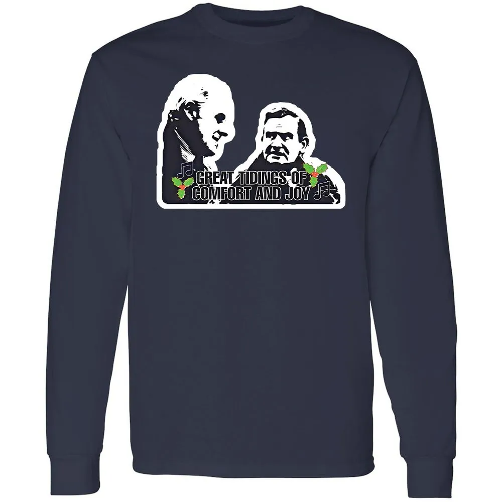 Tidings of comfort and joy - Navy - 12