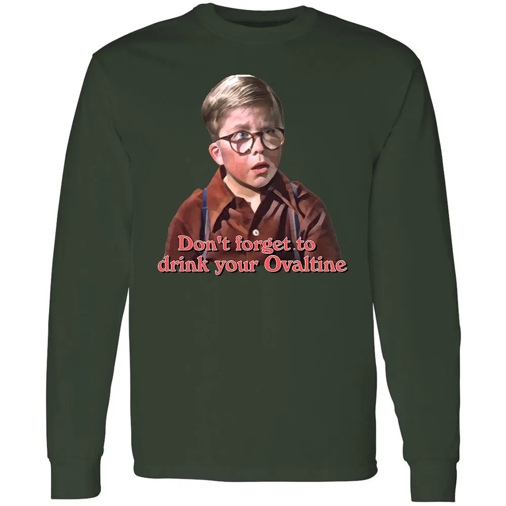 Long Sleeve T-Shirt - A18R74AH - Forest Green - 4