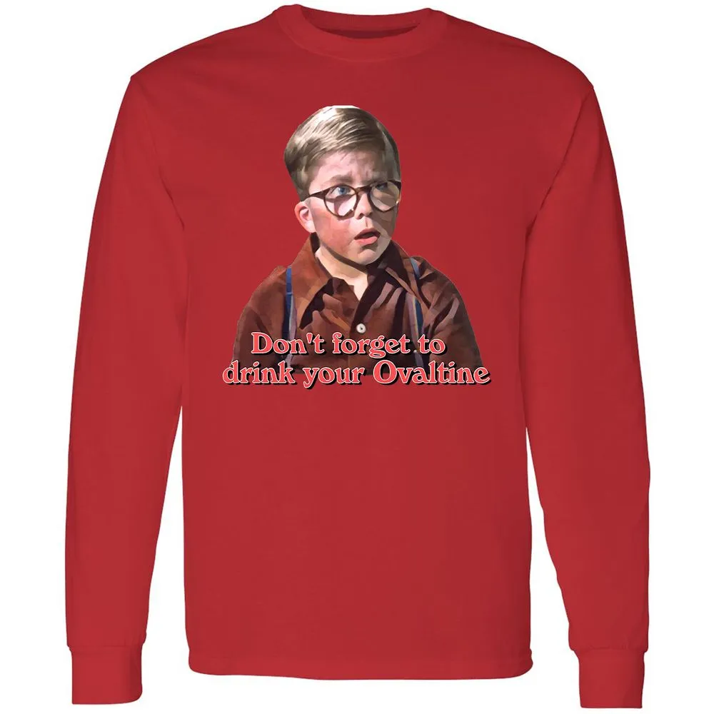 Long Sleeve T-Shirt - A18R74AH - Red - 14