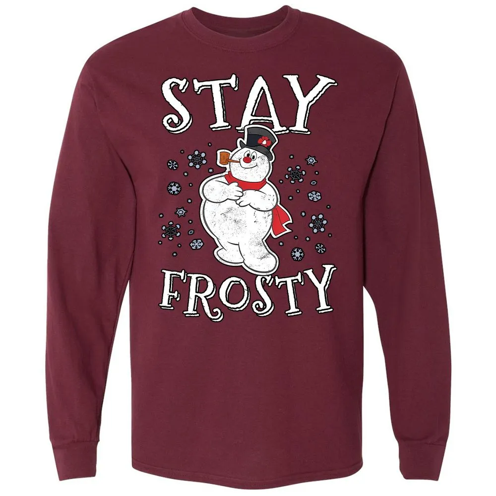 Long Sleeve T-Shirt - D81LC9U4 - Maroon - 11