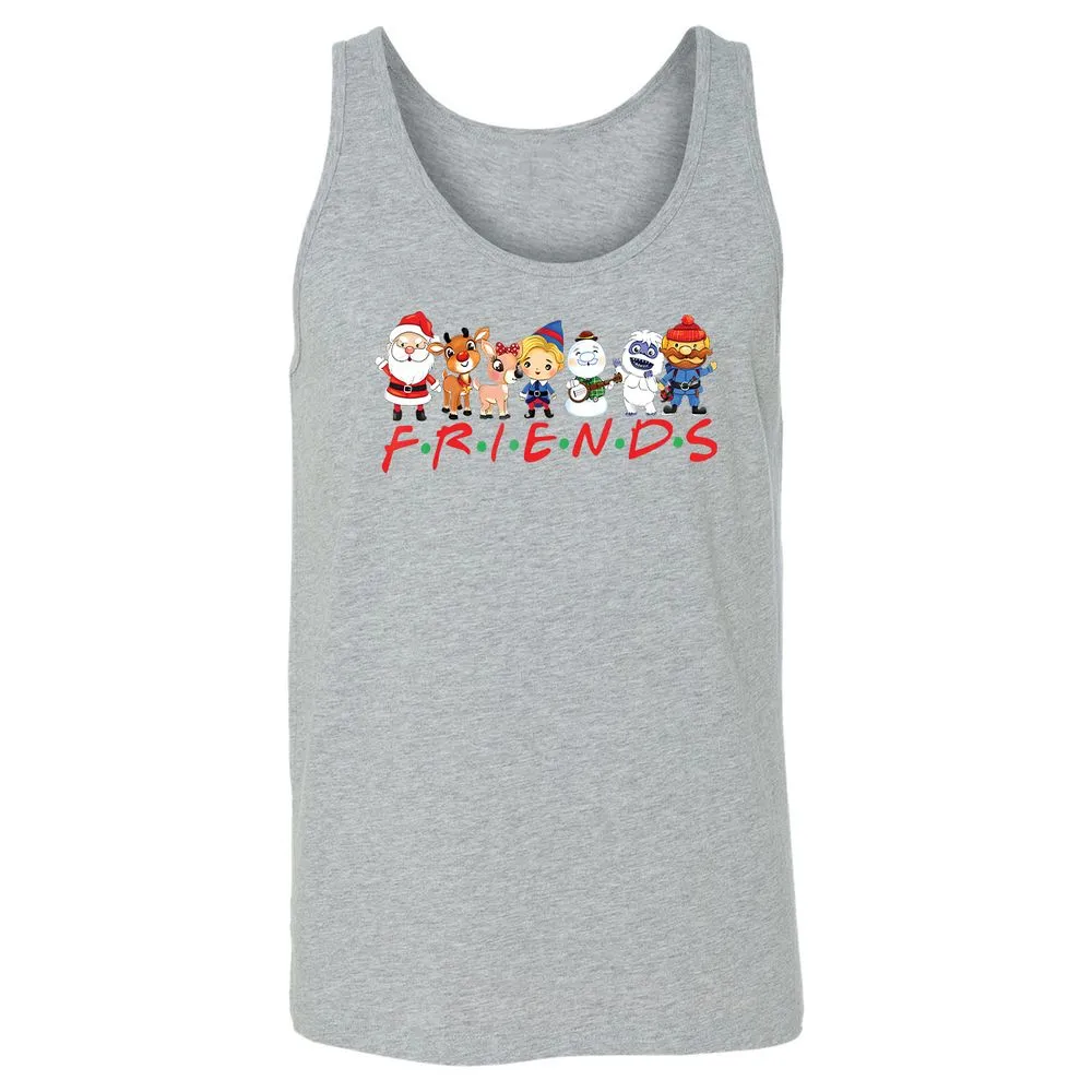 Friends Christmas - Athletic Heather - 4
