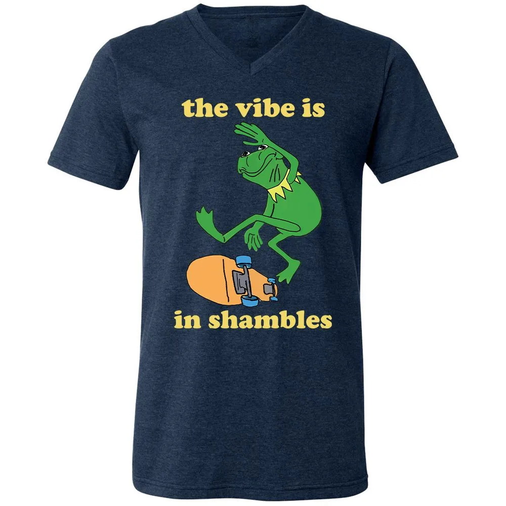 Shambles vibe - Heather Navy - 15