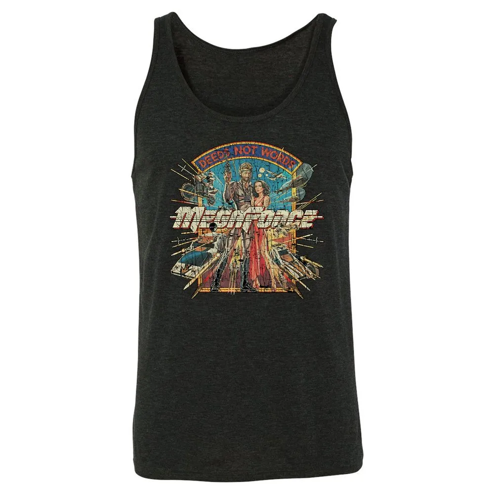 Deeds Not Words - Charcoal Black Triblend - 5