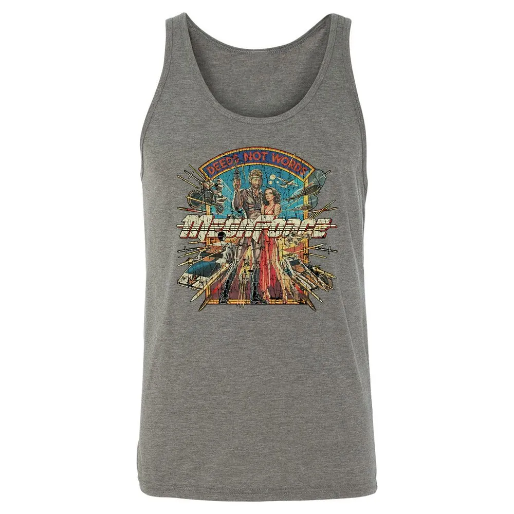 Deeds Not Words - Grey Triblend - 8