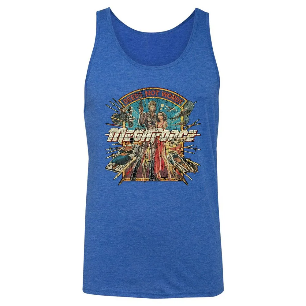 Deeds Not Words - True Royal Triblend - 12