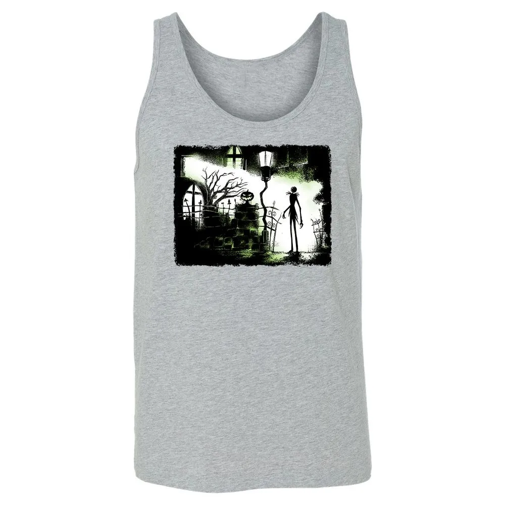 Unisex Jersey Tank - Black - Athletic Heather - 4