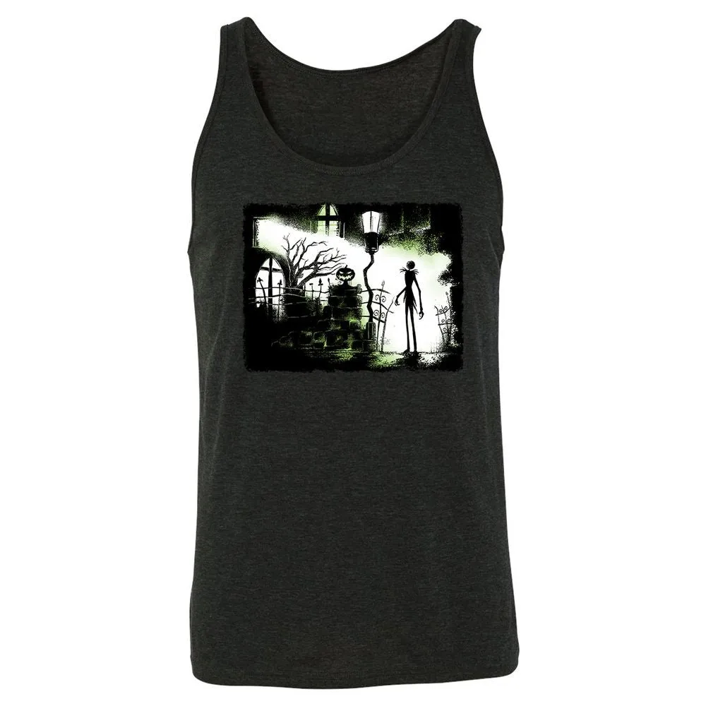 Unisex Jersey Tank - Black - Charcoal Black Triblend - 5