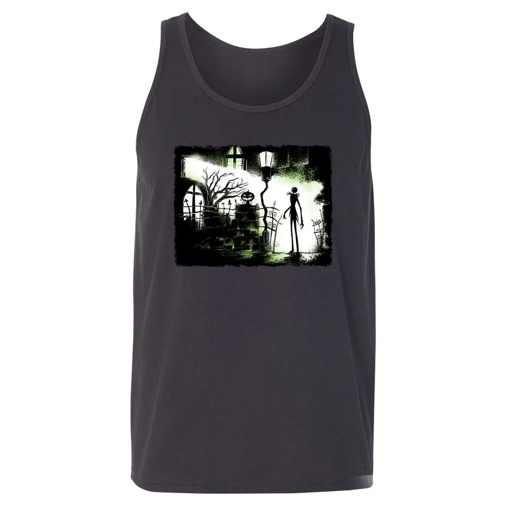 Unisex Jersey Tank - Black - Dark Grey - 7
