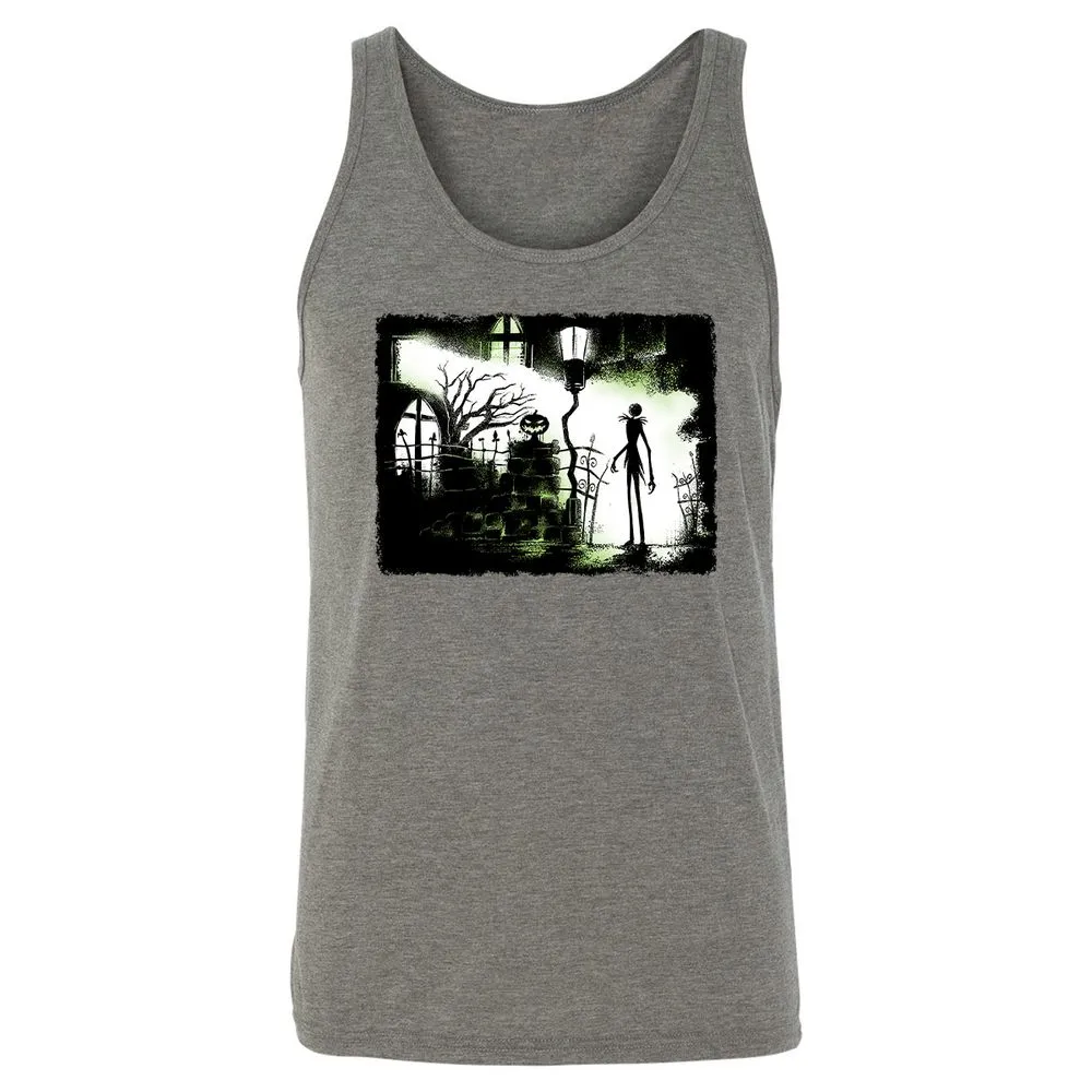 Unisex Jersey Tank - Black - Grey Triblend - 8