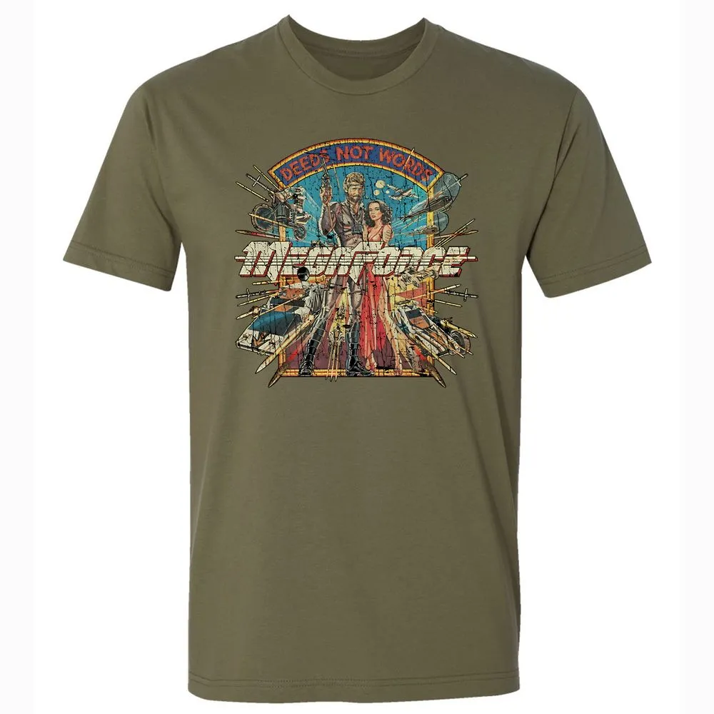 Deeds Not Words - Military Green - 5