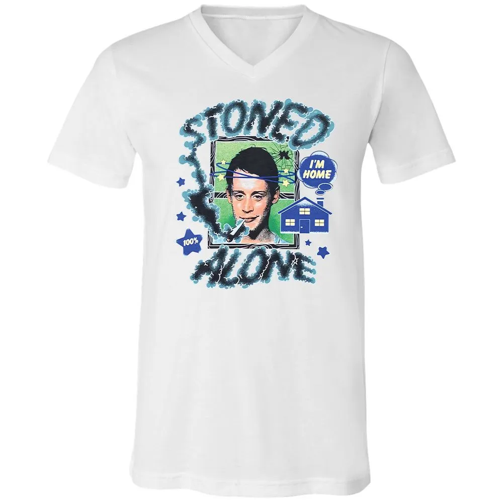 Stoned home alone - White - 5