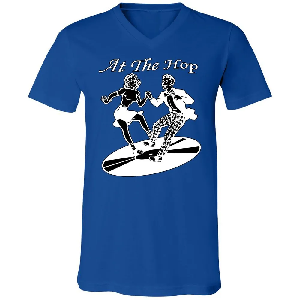 Unisex V-Neck T-Shirt - 8HMCLXW9 - True Royal - 4