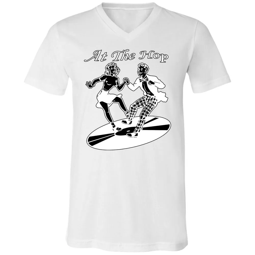 Unisex V-Neck T-Shirt - 8HMCLXW9 - White - 5