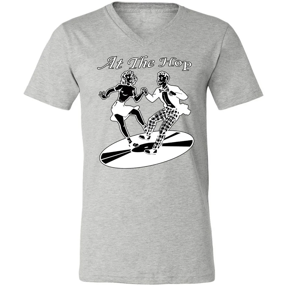 Unisex V-Neck T-Shirt - 8HMCLXW9 - Athletic Heather - 7