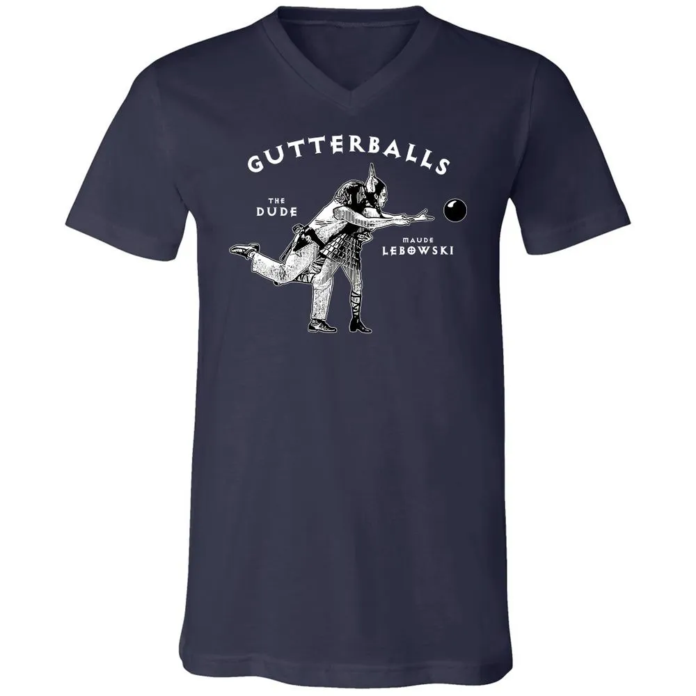 Unisex V-Neck T-Shirt - 9G7K5227 - Navy - 2