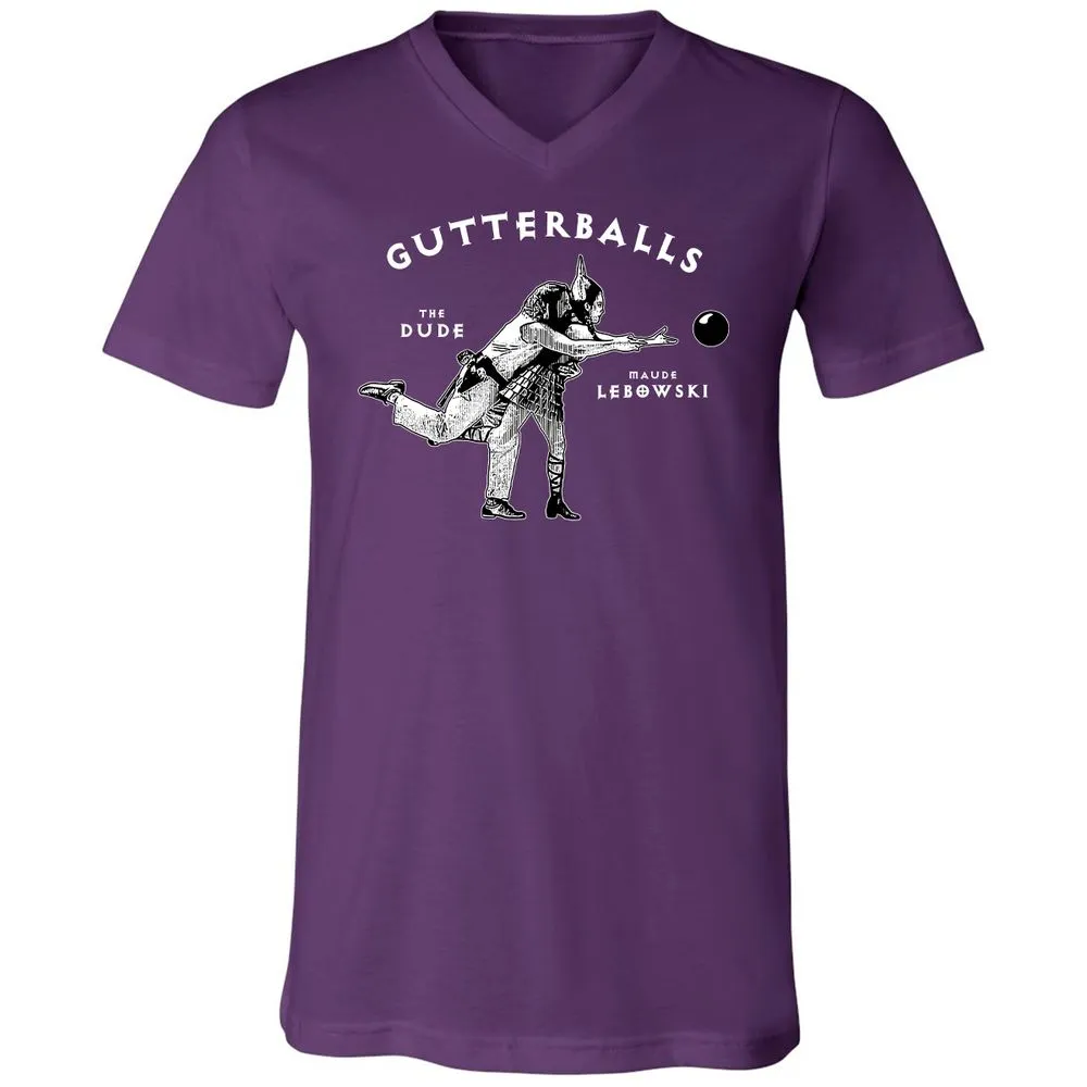 Unisex V-Neck T-Shirt - 9G7K5227 - Team Purple - 9