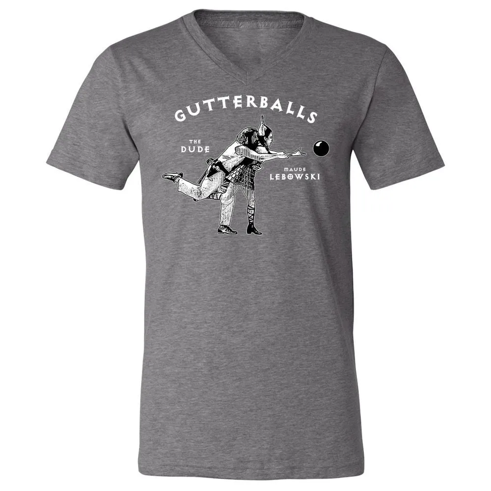 Unisex V-Neck T-Shirt - 9G7K5227 - Deep Heather - 13