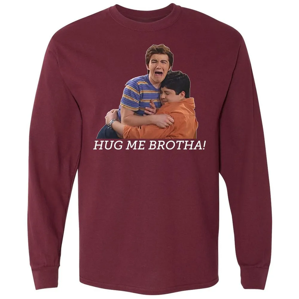 Long Sleeve T-Shirt - YLPQ4J29 - Maroon - 11