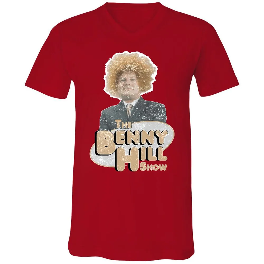 Unisex V-Neck T-Shirt - F6CENG3F - Red - 3