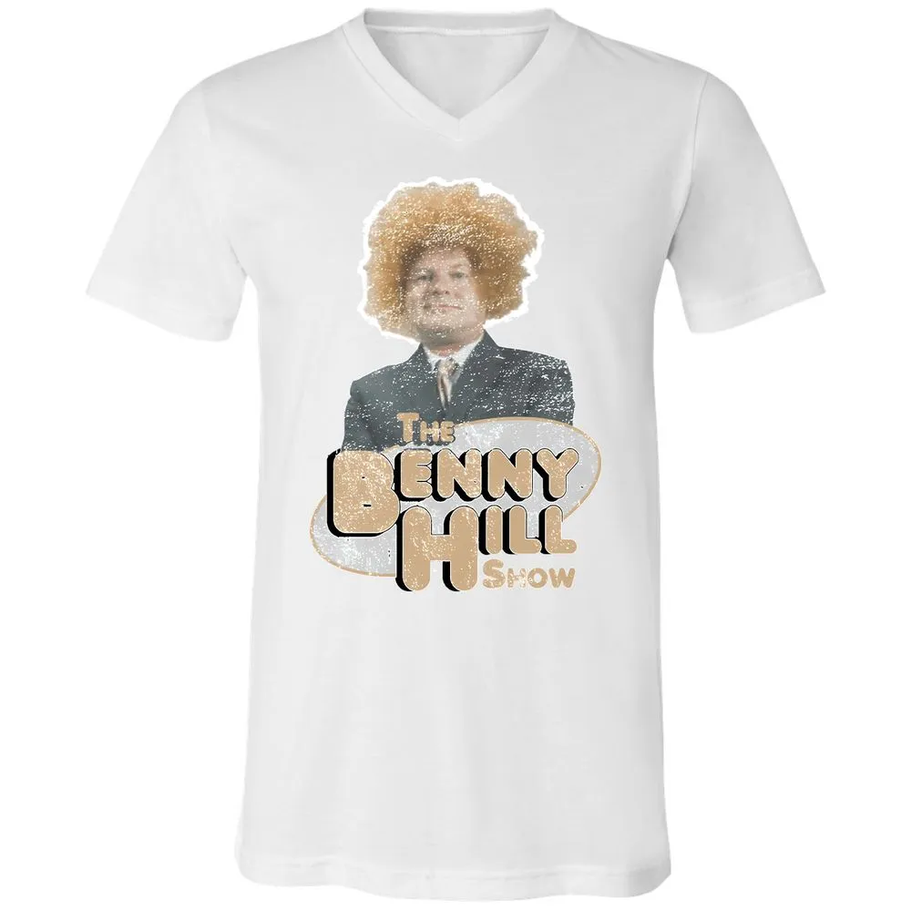 Unisex V-Neck T-Shirt - F6CENG3F - White - 5