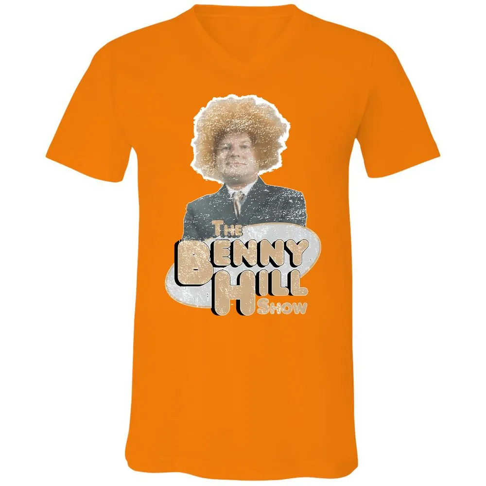 Unisex V-Neck T-Shirt - F6CENG3F - Orange - 11