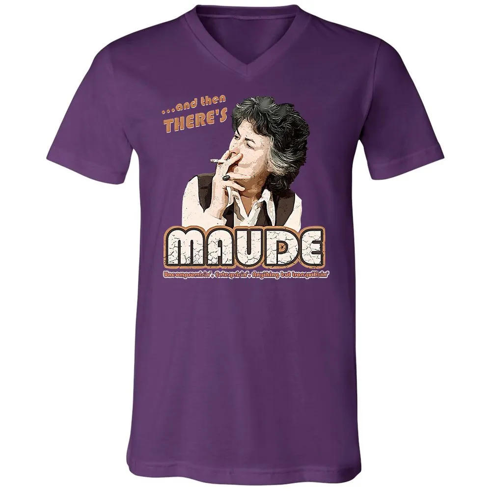 Unisex V-Neck T-Shirt - JS6TXHN1 - Team Purple - 9