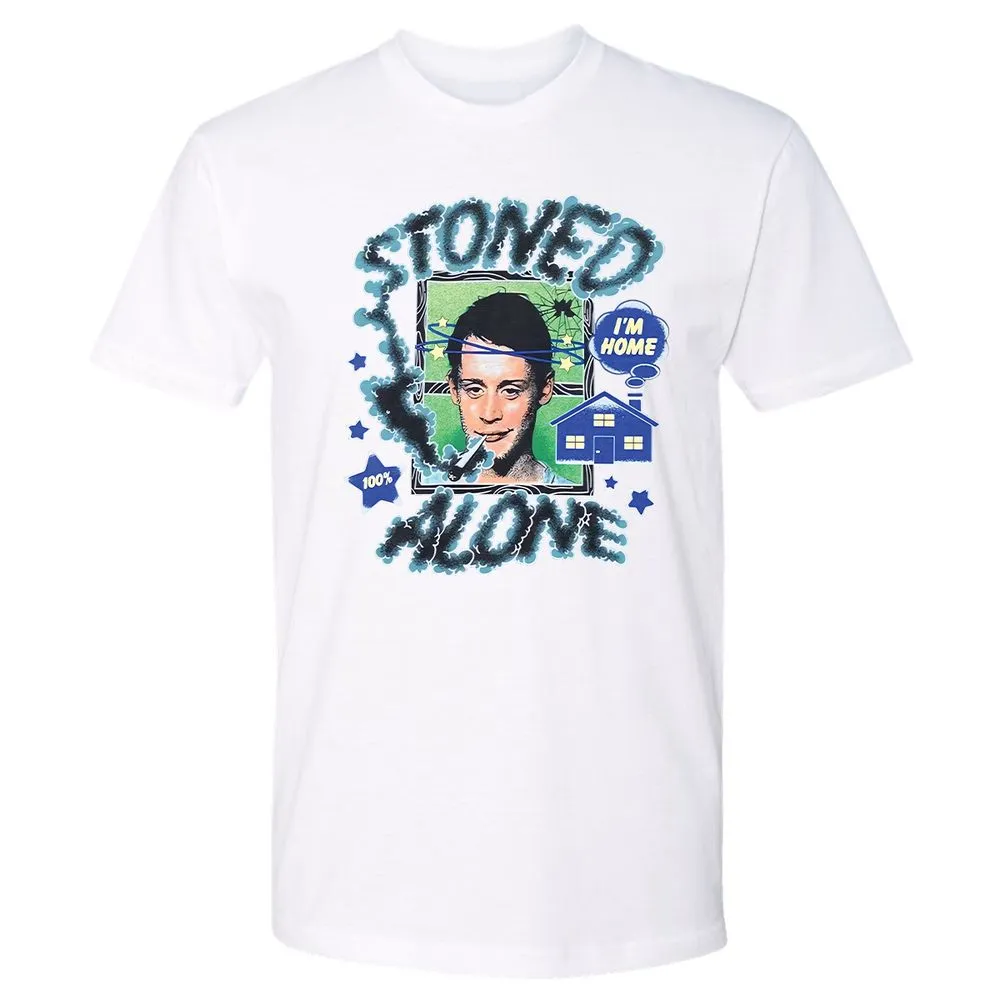 Stoned home alone - White - 4